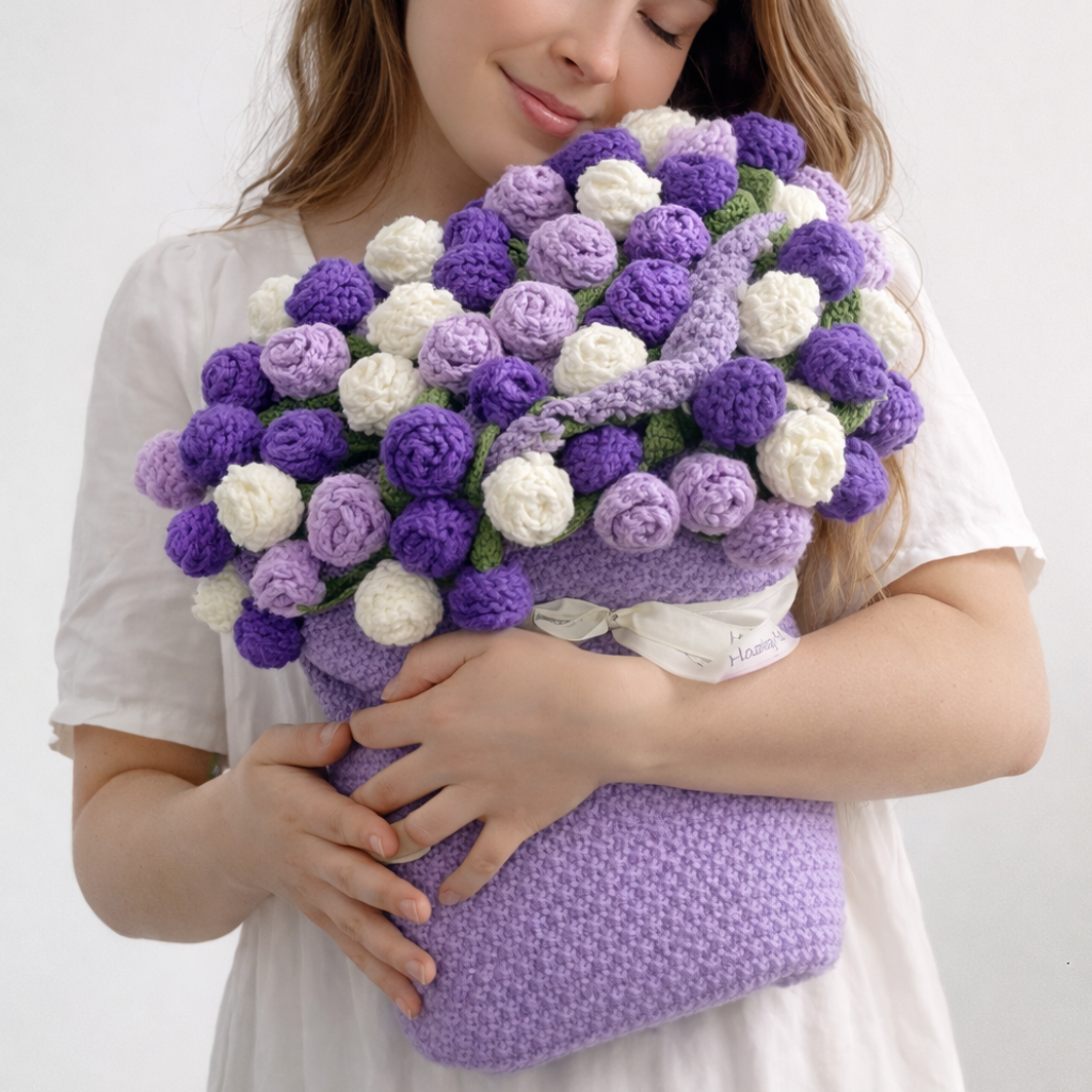 Forever Rose Bouquet Blanket – Soft Flower Throw, Perfect Mother's Day Gift for Her