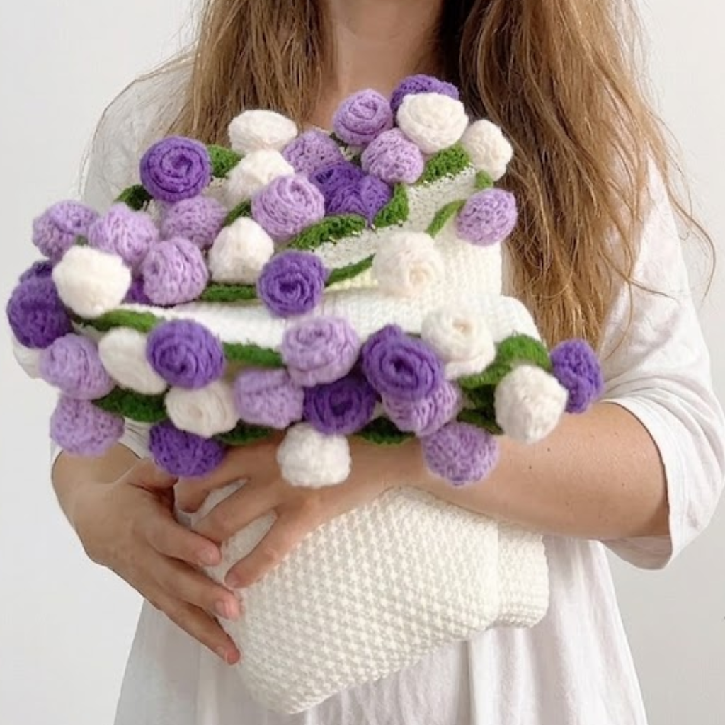 Forever Rose Bouquet Blanket – Soft Flower Throw, Perfect Mother's Day Gift for Her