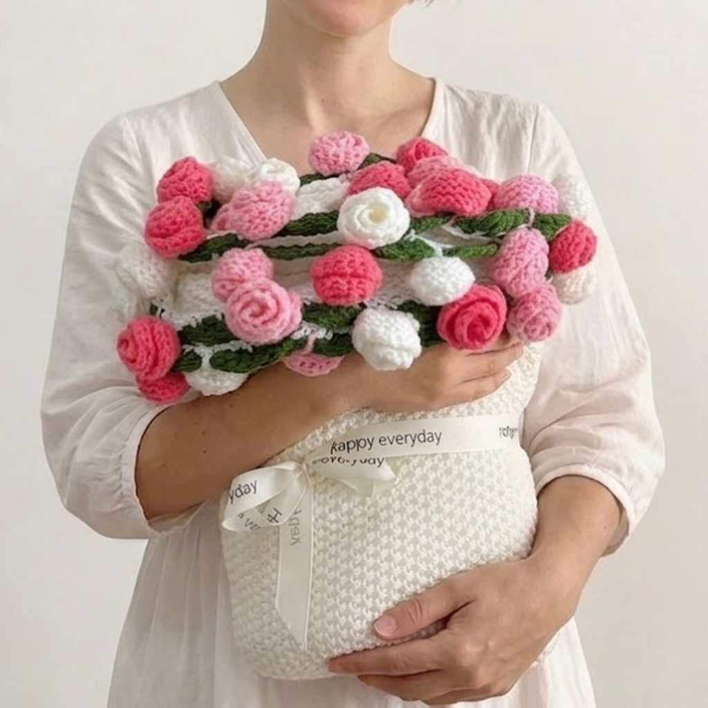 Forever Rose Bouquet Blanket – Soft Flower Throw, Perfect Mother's Day Gift for Her