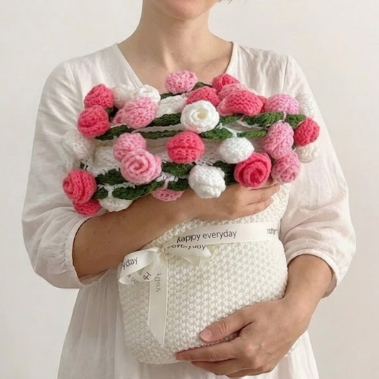 Forever Rose Bouquet Blanket – Soft Flower Throw, Perfect Mother's Day Gift for Her