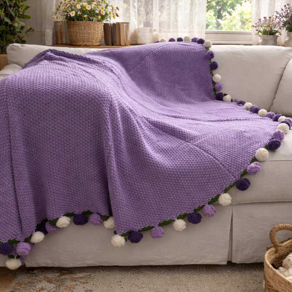Forever Rose Bouquet Blanket – Soft Flower Throw, Perfect Mother's Day Gift
