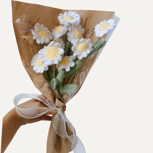 Design Your Own Daisy Bouquet – Crochet Daisy Bouquet Perfect gift for Daisy Girls