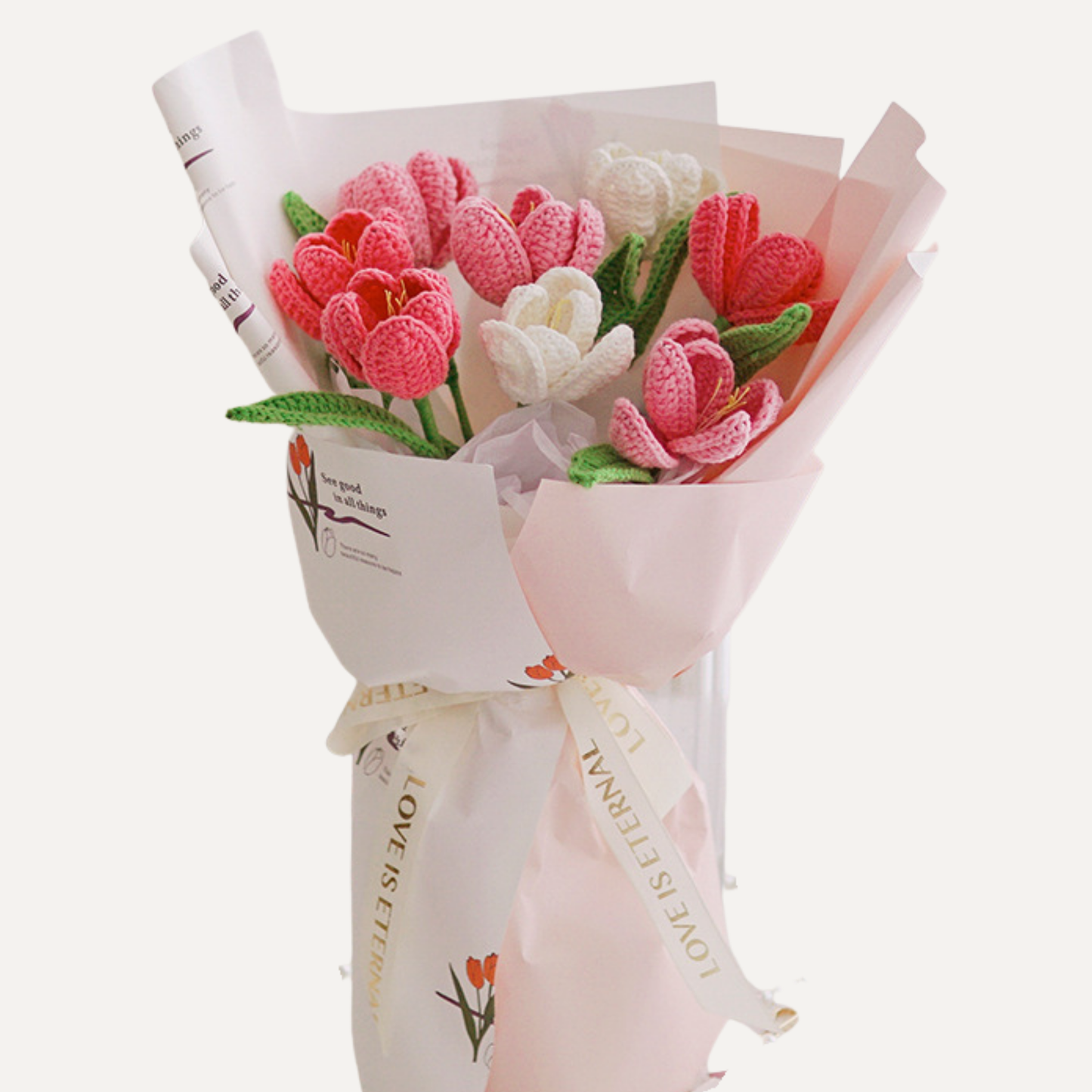 The Everlasting Affection Bouquet | Customizable Handmade Crochet Flowers