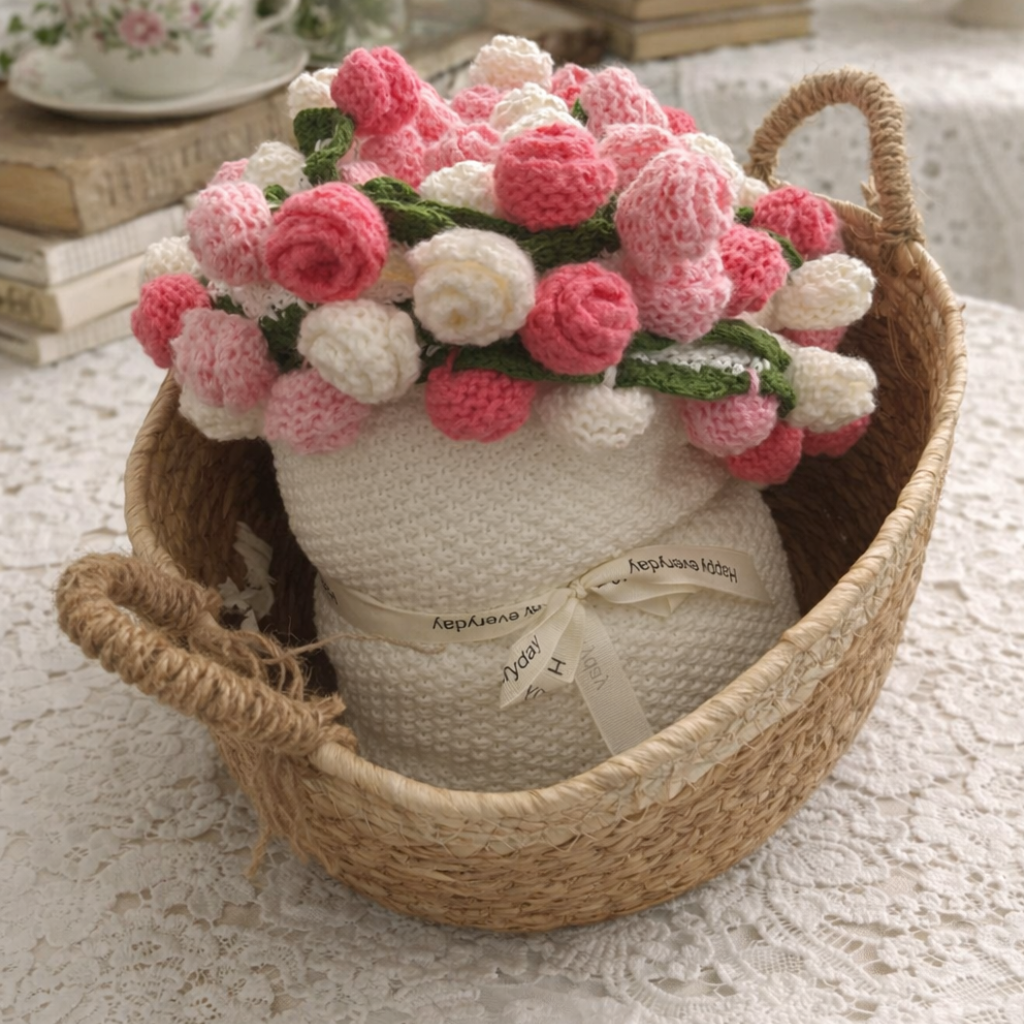 Forever Rose Bouquet Blanket – Soft Flower Throw, Perfect Mother's Day Gift for Her